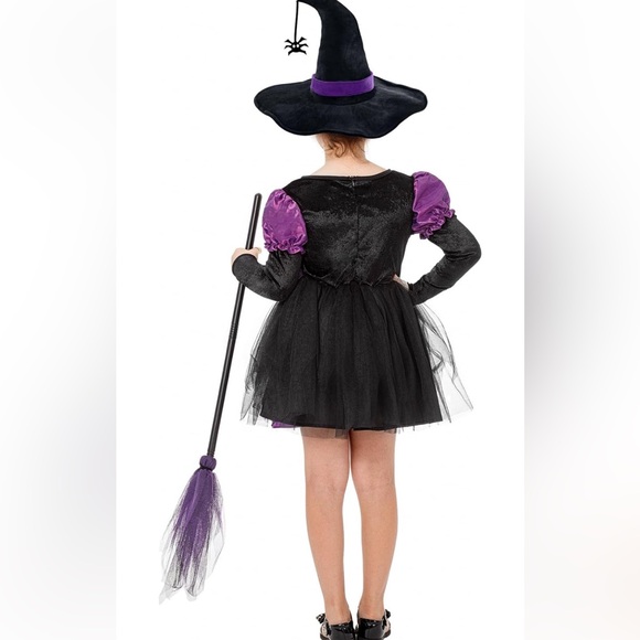 New Witch Costume for Girls- Cute Toddler Witch Costume for Kids Halloween Witch - Picture 4 of 10